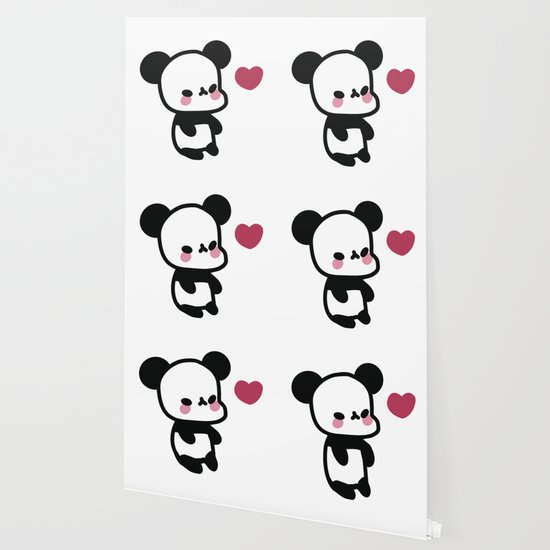 Kawaii Panda Bear Cute Panda Bear Wallpaper By Maberosestore