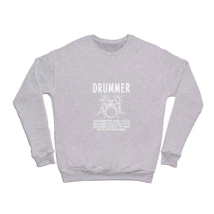 Funny Drummer Definition Crewneck Sweatshirt