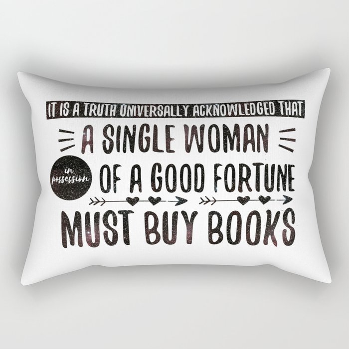 Jane Austen's Office Rectangular Pillow
