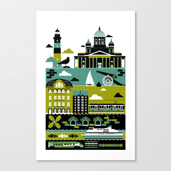 Helsinki Canvas Print