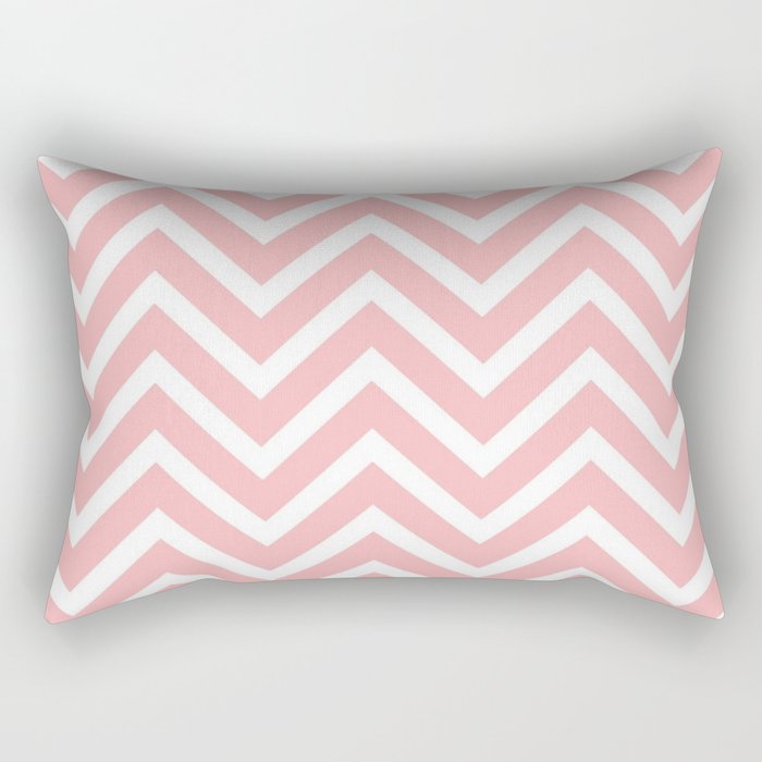 Pink zigzag design Rectangular Pillow