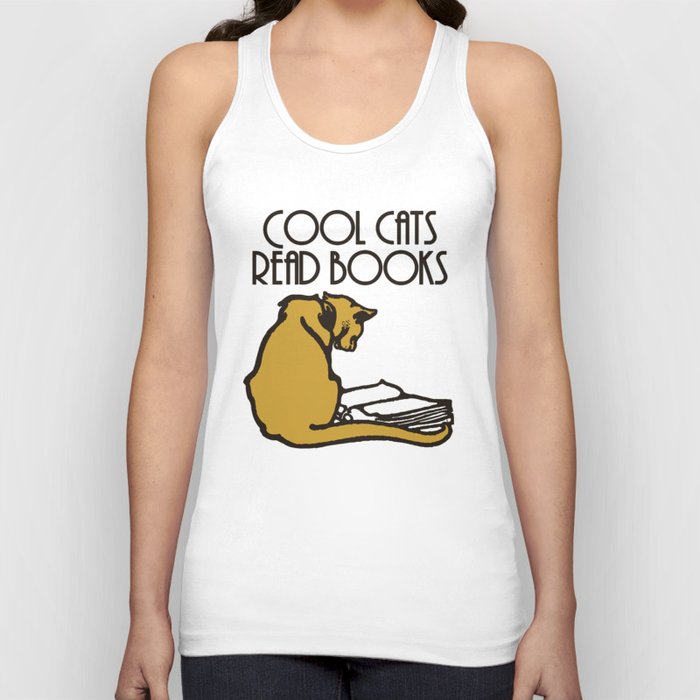 Cool cats read books Tank Top