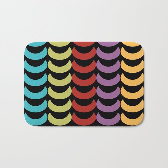 Seamless Geometric Pattern VI Bath Mat