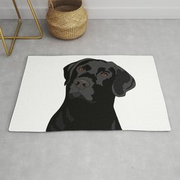 Duke the black lab Rug | Dog, Graphicdesign, Blackdog, Digital, Animal, Ink, Lab, Friendly, Retreiver, Laborador 