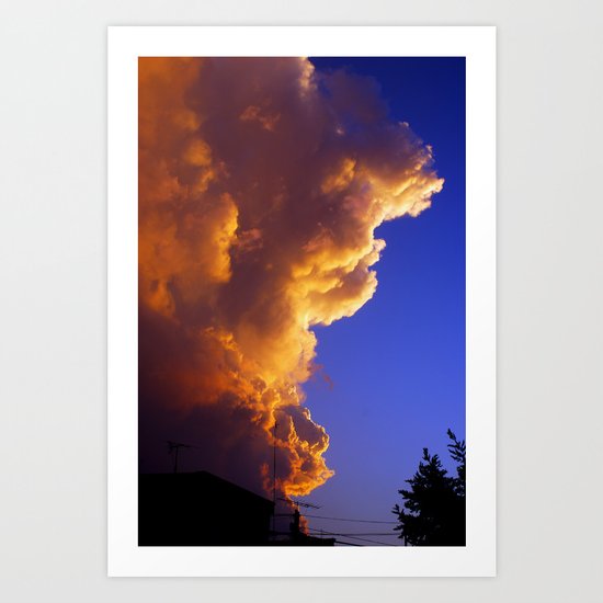 That old sky Art Print