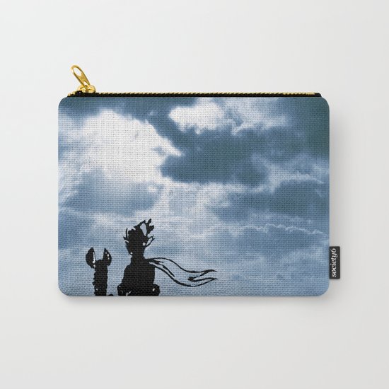 The little prince and the fox - dream version blue - quote Carry-All Pouch
