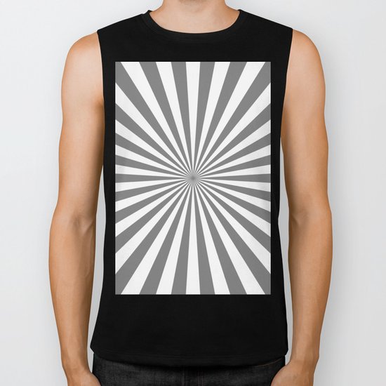 Starburst (Gray/White) Biker Tank