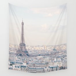 Paris Skyline, Eiffel Tower View, Travel Photography Wall Tapestry