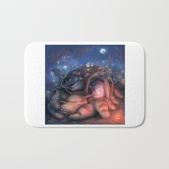 Ghibli Sleepover Bath Mat