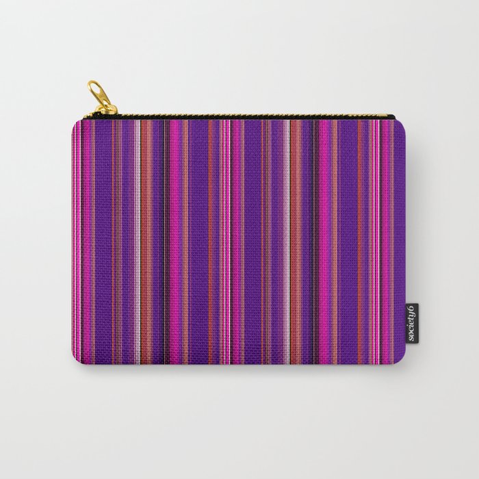 Serape Striped Textile Pattern Latinx Carry-All Pouch