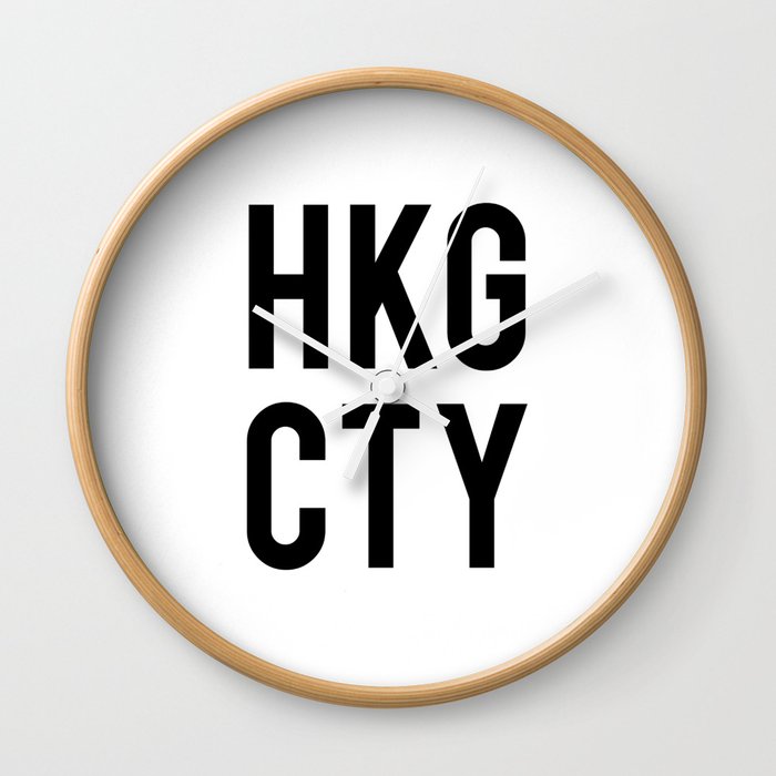 Hong Kong City Wall Clock