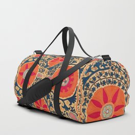 Kermina Suzani Uzbekistan Print Duffle Bag