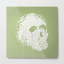 The Good Times Are Killing Me - Modest Mouse Metal Print | Darkaesthetic, Cool, Indierock, Skull, Love, Goodtimes, Modestmouse, Couple, Drawing, Skullaesthetic 