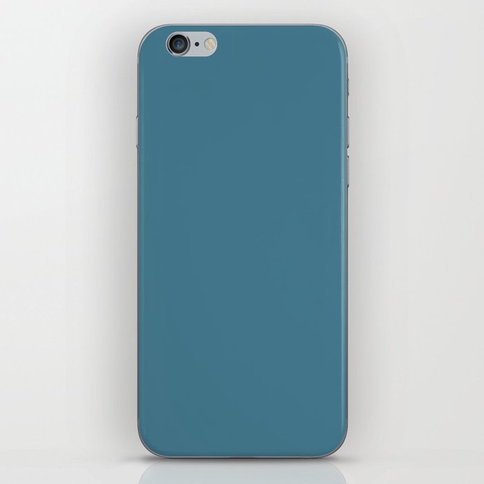 Jelly Bean Blue - solid color iPhone Skin