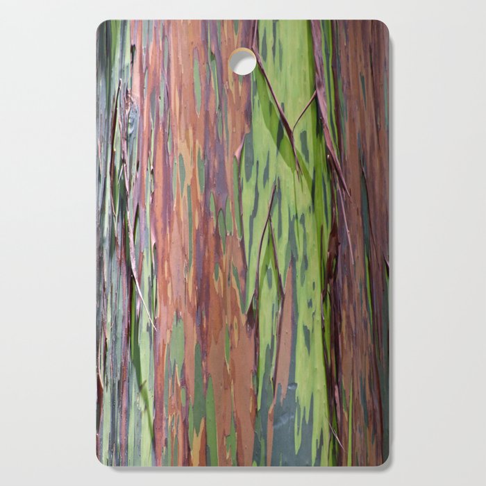 Rainbow Eucalyptus Tree Cutting Board By Vadasyva Society6