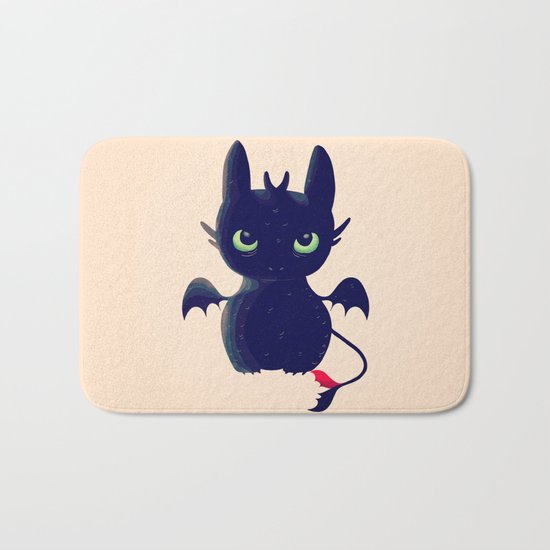 Night Fury Bath Mat