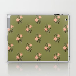 matisse inspired flowers | pink and green Laptop & iPad Skin