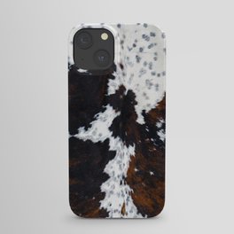 Cowhide animal spotty skin  iPhone Case