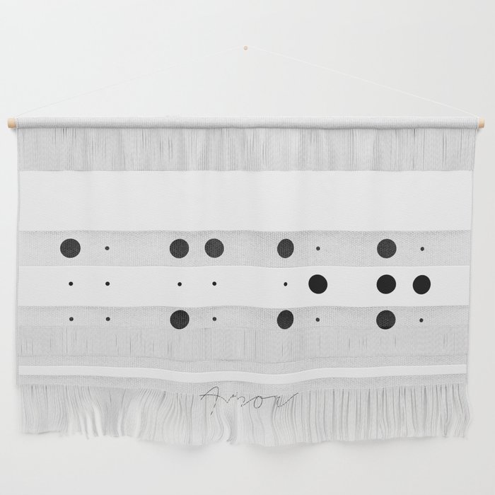 Amor en Braille Wall Hanging