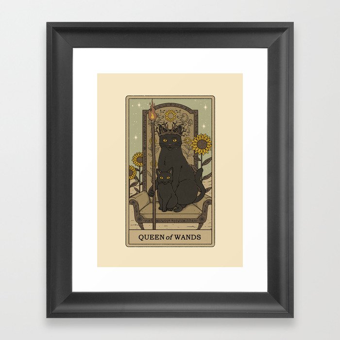 Queen of Wands Framed Art Print