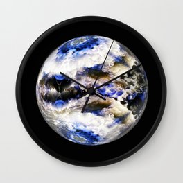 Globe19/For a round heart Wall Clock