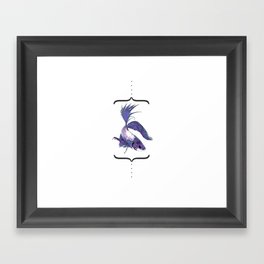 "betto" to fish Framed Art Print