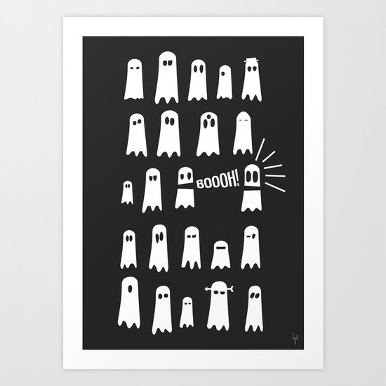 Little Ghosts Art Print