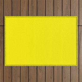 Simply Bright Yellow Outdoor Rug