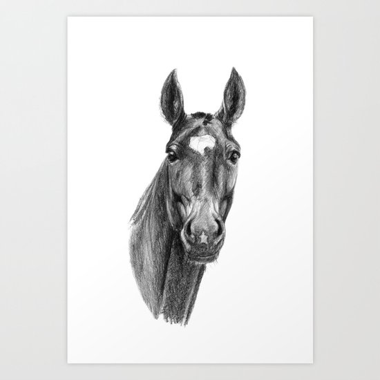 American Horse SK112 Art Print