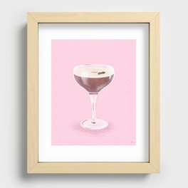 Espresso Martini Recessed Framed Print