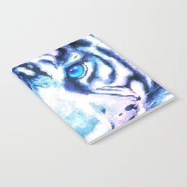 White Tiger | Snow Tiger | Tiger Face | Space Tiger Notebook