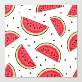 watermelon Fruit Lover Canvas Print