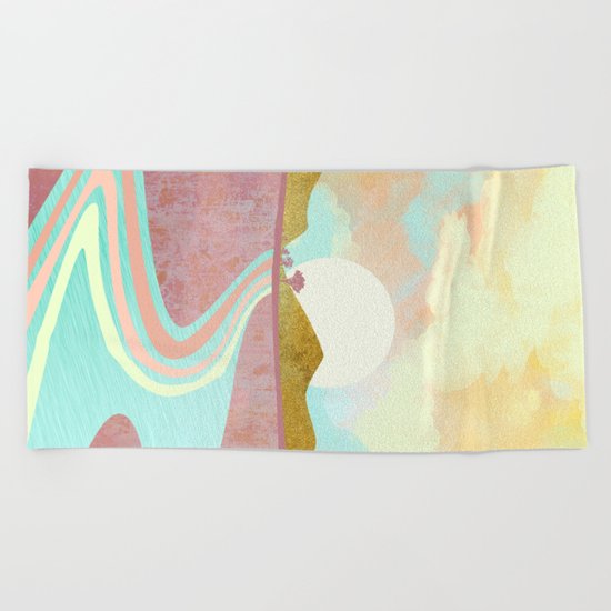 Desert Dusk Beach Towel