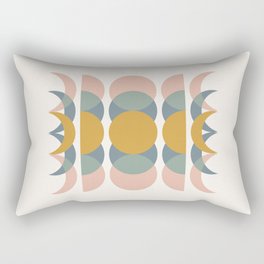 Moon Phases Abstract VII Rectangular Pillow