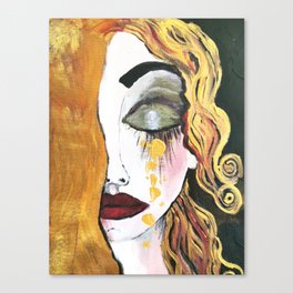 GOLDEN tears, Freya Canvas Print