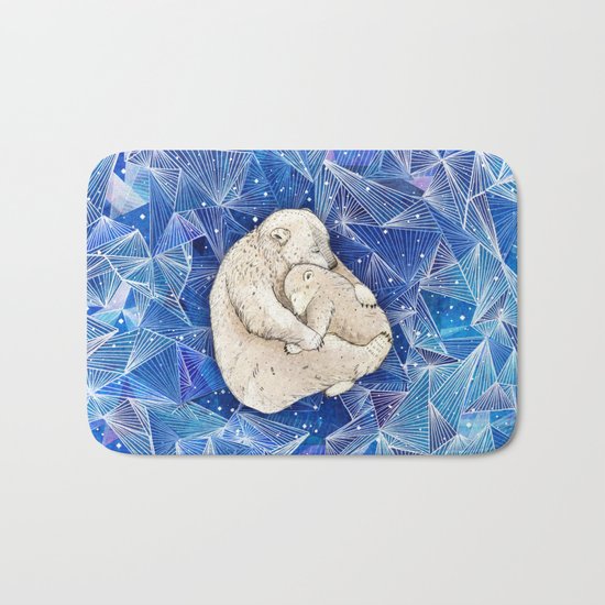 POLAR BEARS Bath Mat