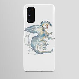 Dragon toilet Painting Wall Poster Watercolor Android Case