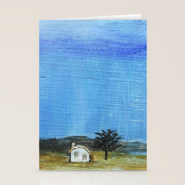 A Perfect Storm Abstract Landscape Art Stationery Cards By Itaya