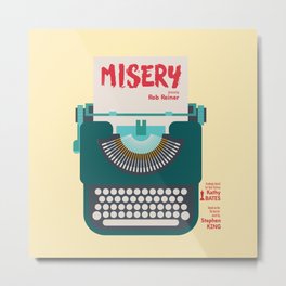 Misery, Horror, Movie Illustration, Stephen King, Kathy Bates, Rob Reiner, Classic book, cover Metal Print | Miseryfilm, Painting, Illustration, Misery, Classicmovie, Stephenking, Horrorfilm, Oldhorrorposter, Classichorrorfilm, Miserymovieposter 