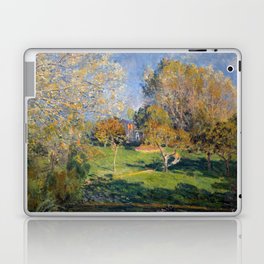 Alfred Sisley - The Garden of Hoschede at Montgeron Laptop Skin