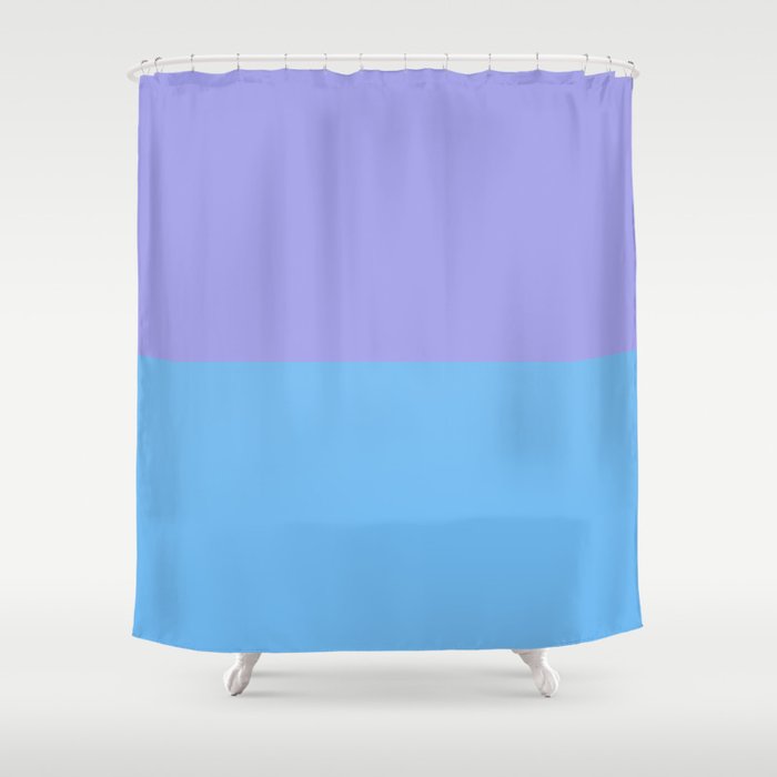 Powder Lavender Blue Shower Curtain By Moonshineparadise