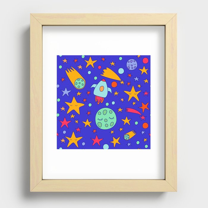 cosmos Recessed Framed Print