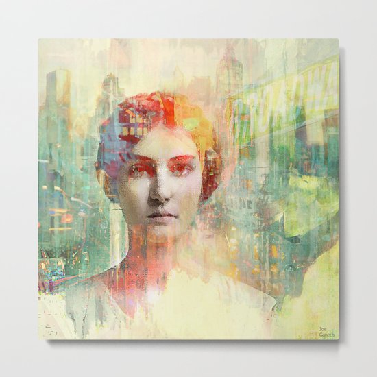 A simple girl Metal Print