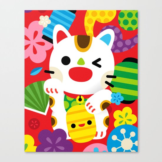 Maneki Neko Canvas Print