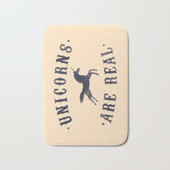 Unicorns Are Real II Bath Mat