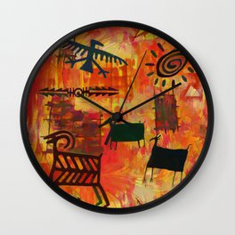 Native American 07 Wall Clock