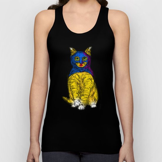 BAT CAT Pattern 1 Unisex Tank Top