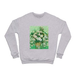 Vincent Van Gogh - Roses Crewneck Sweatshirt