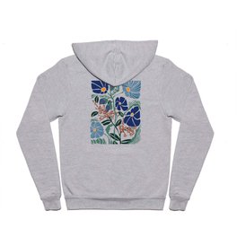 Klimt flower dark blue Hoody | Plants, Pattern, Floral, Flowers, Garden, Klimt, Shapes, Art Nouveau, Blue, Cottage 