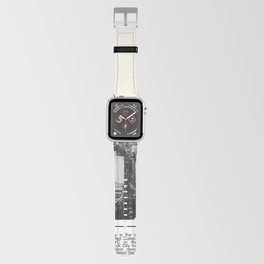 New York City | Manhattan Skyline | Black and White Travel Photography Minimalism Apple Watch Band